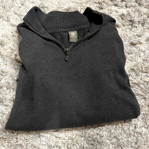 Timberland men’s quarter zip sweater